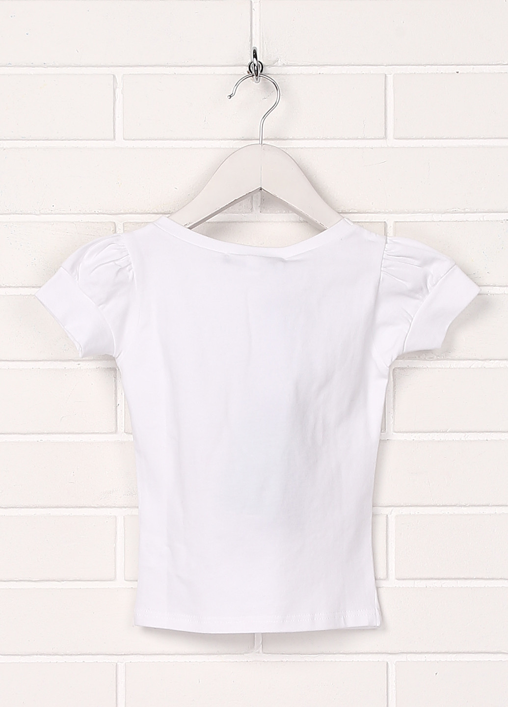 Белая летняя футболка с коротким рукавом T-Shirt T-Shops
