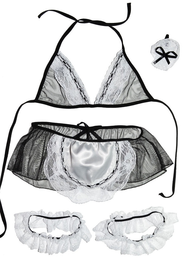 Сексуальный соблазнительный эротический игровой костюм Горничная – эротическое белье Langsha (256249448)