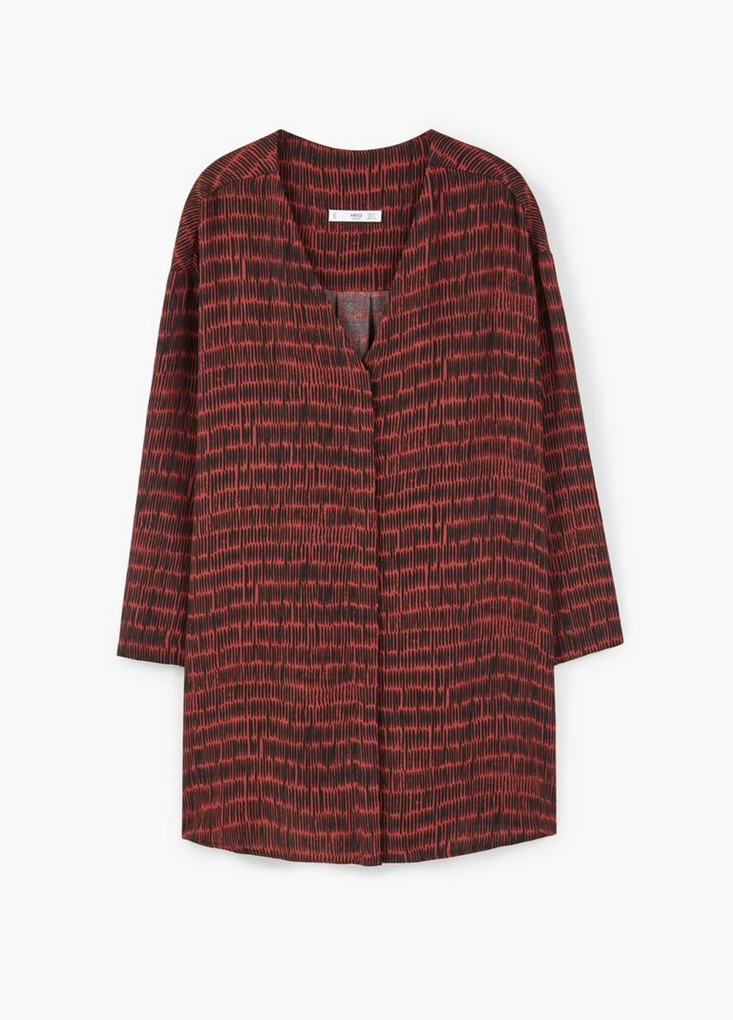 Коричневое кэжуал платье Mango