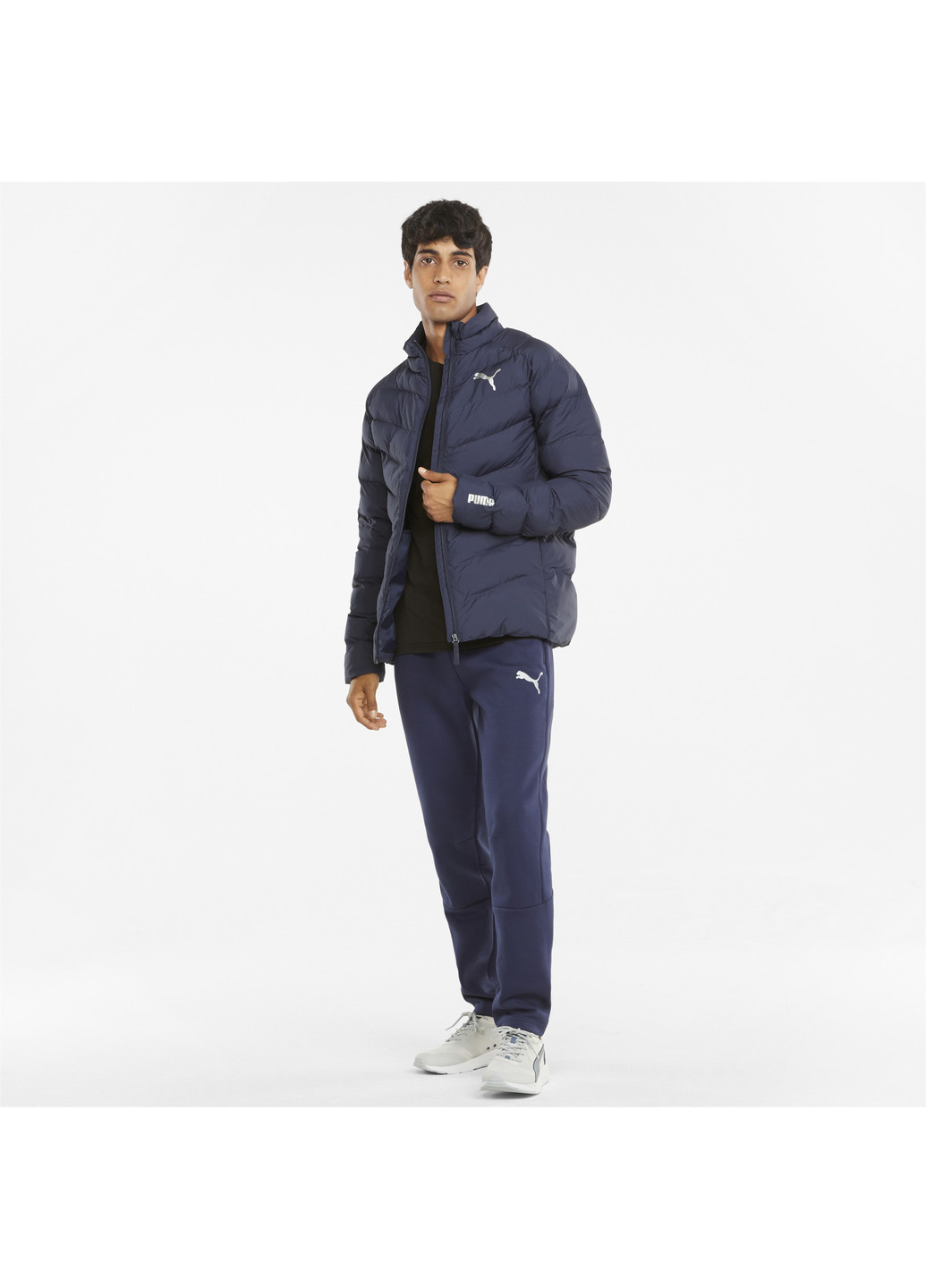 Синяя демисезонная куртка warmcell lightweight men's jacket Puma