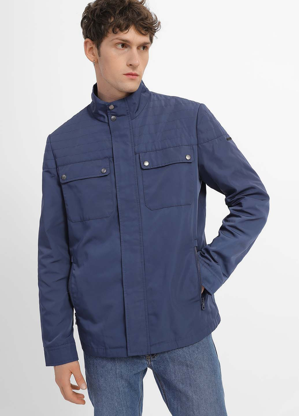 Синя демісезонна куртка Geox