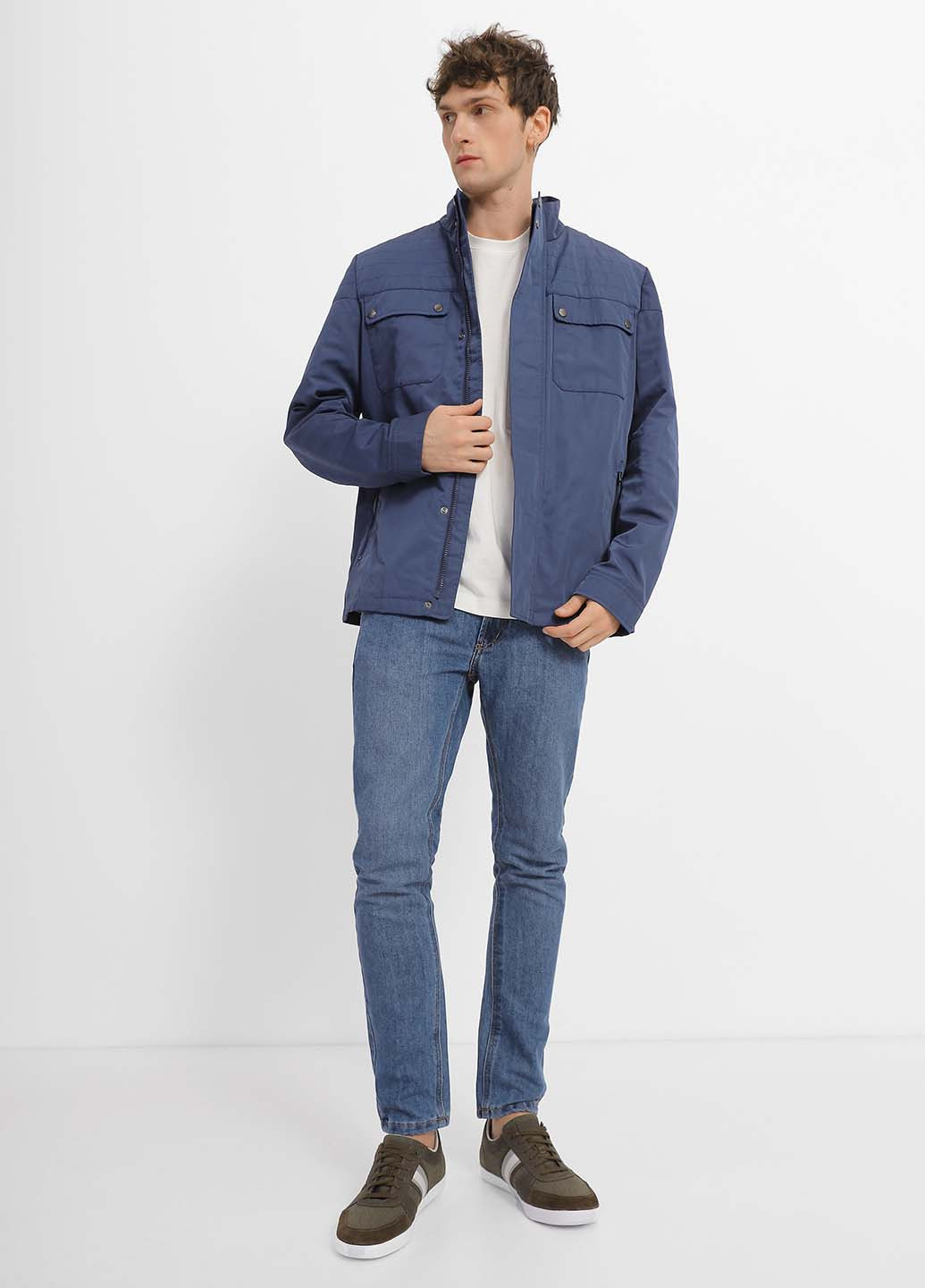 Синя демісезонна куртка Geox