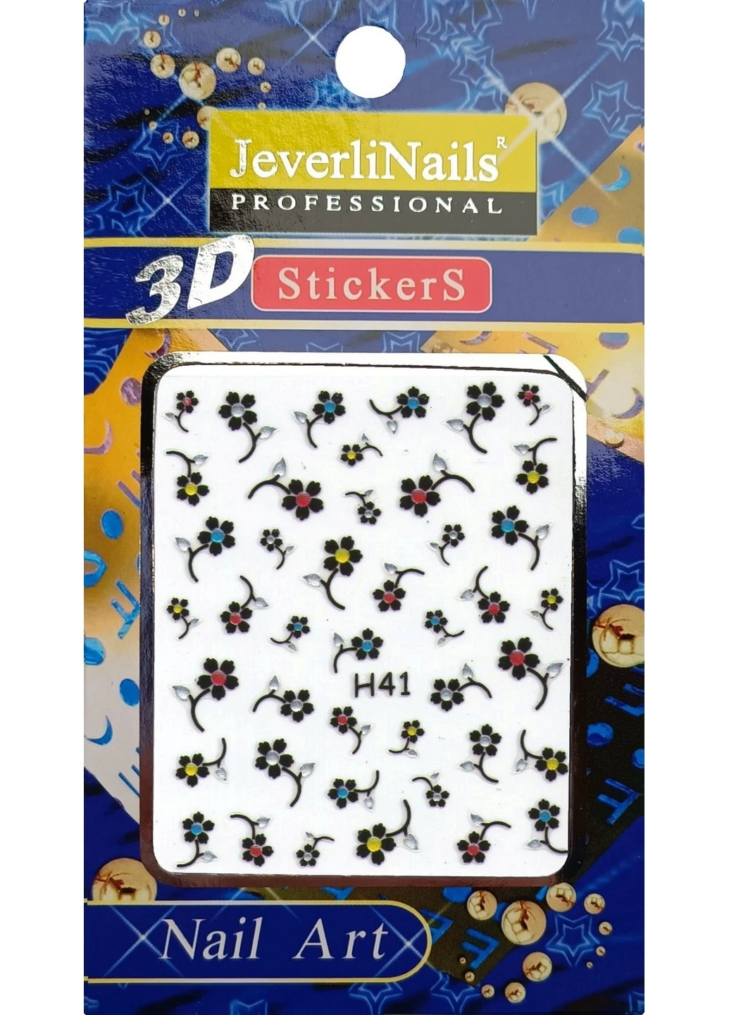Наклейки для ногтей Nails 3D самоклеющаяся серия Н Bright Star (252690693)