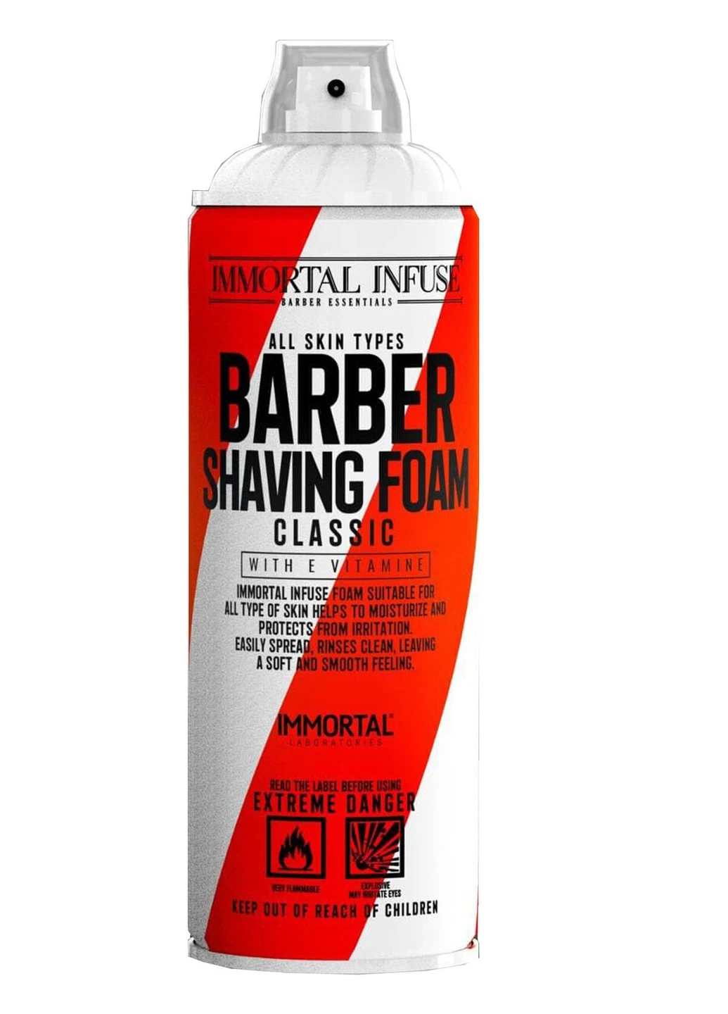 Infuse Пінка для бриття Barber, класична (500мл) Immortal (304651229)