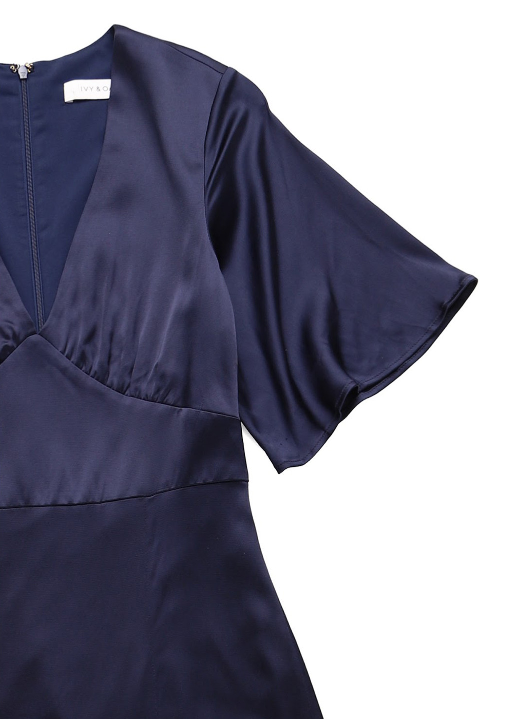 Темно-синя кежуал сукня кльош Ivy & Oak однотонна