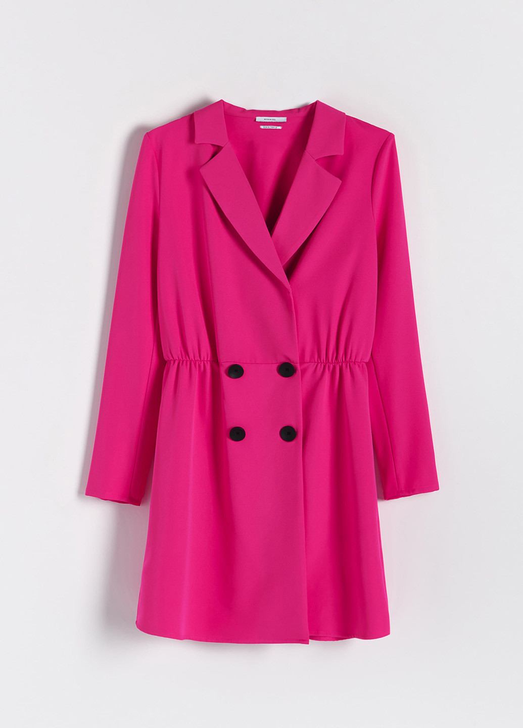 Розовое кэжуал платье платье-жакет Reserved однотонное