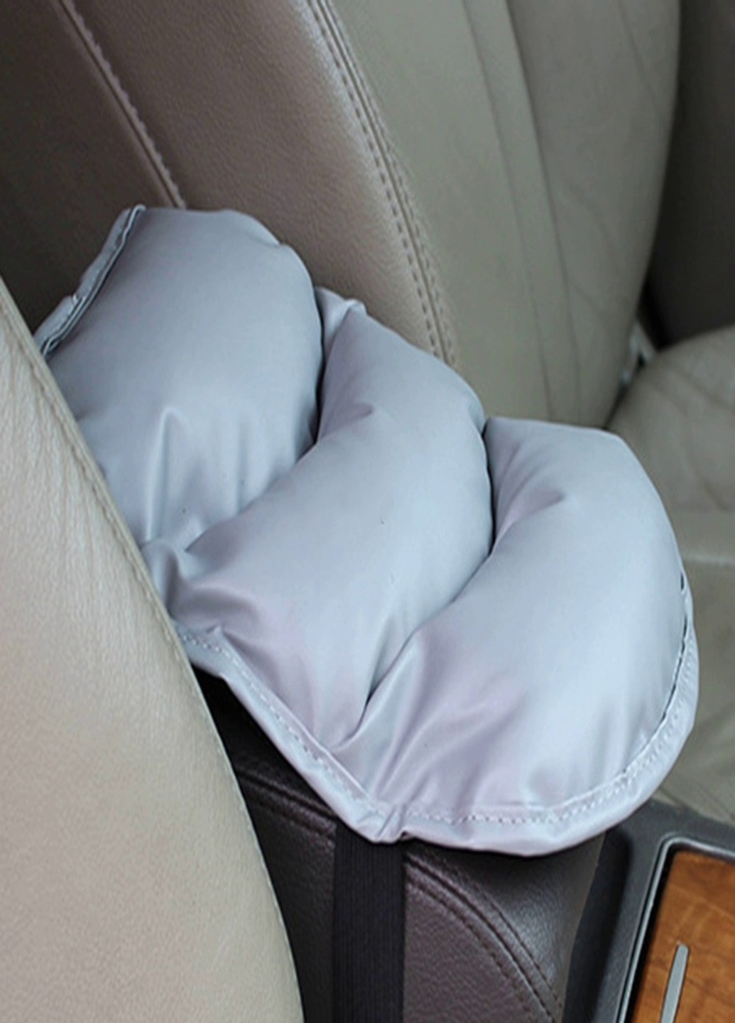 Подушка на подлокотник в салон автомобиля (48587989) Серая Francesco Marconi (205436416)