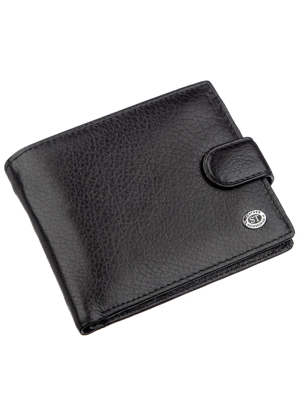 Чоловік шкіряний гаманець 12х10 см st leather (229460870)