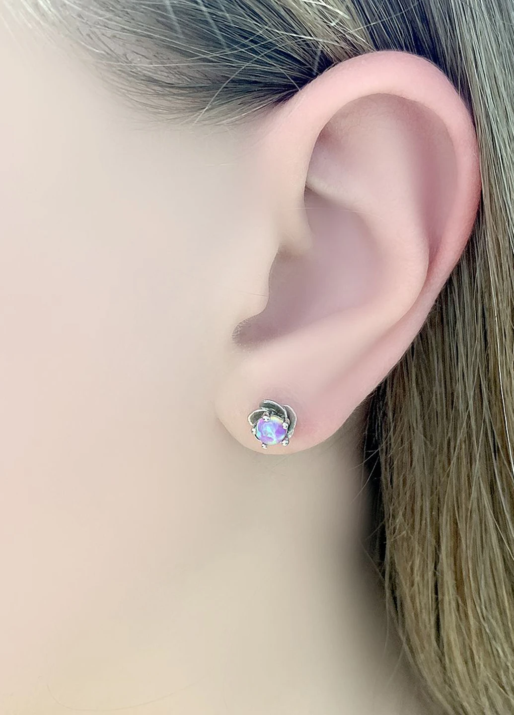 Сережки Silver Flame (233883943)
