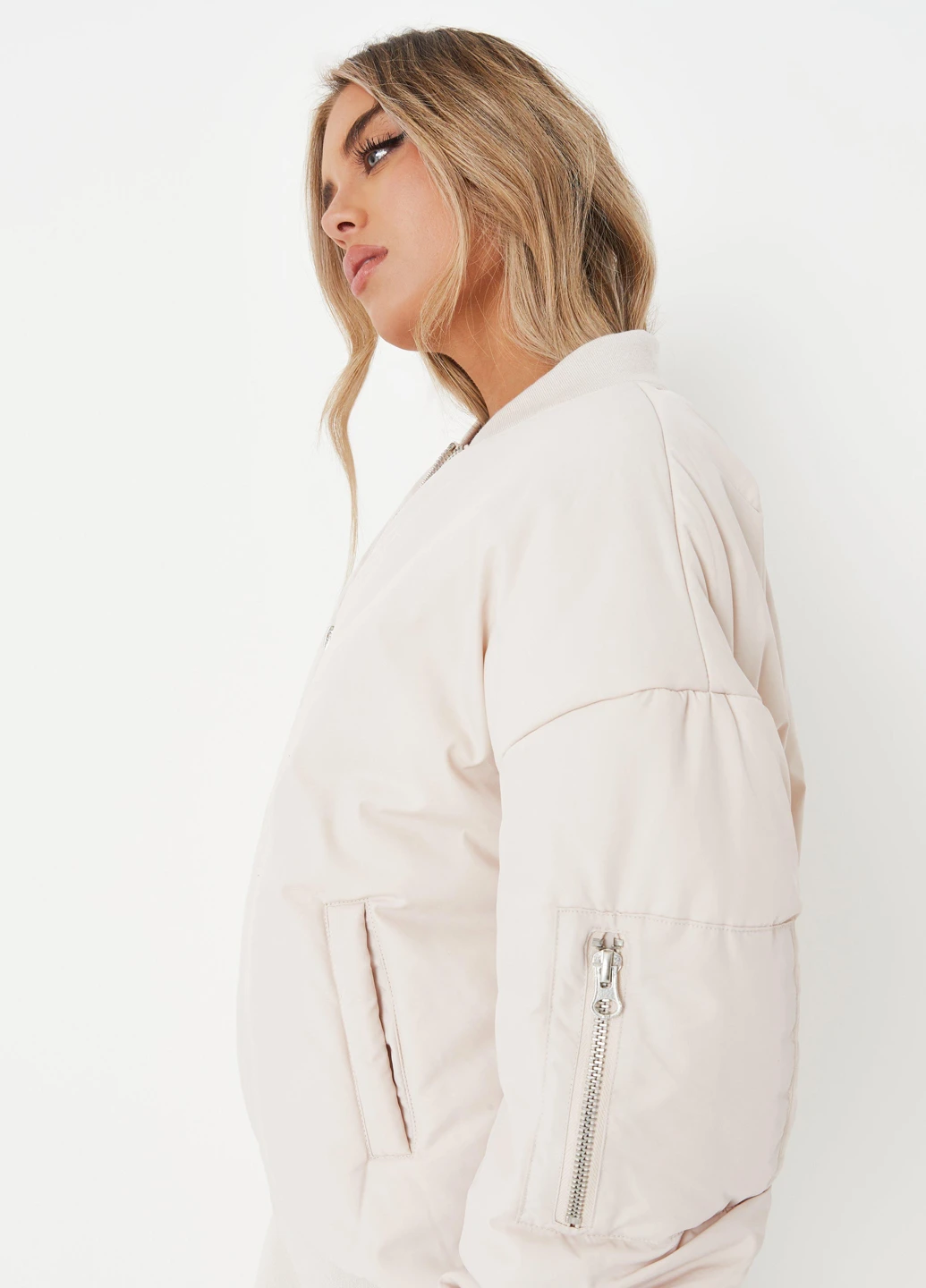 Бомбер Missguided на молнии (276189851)