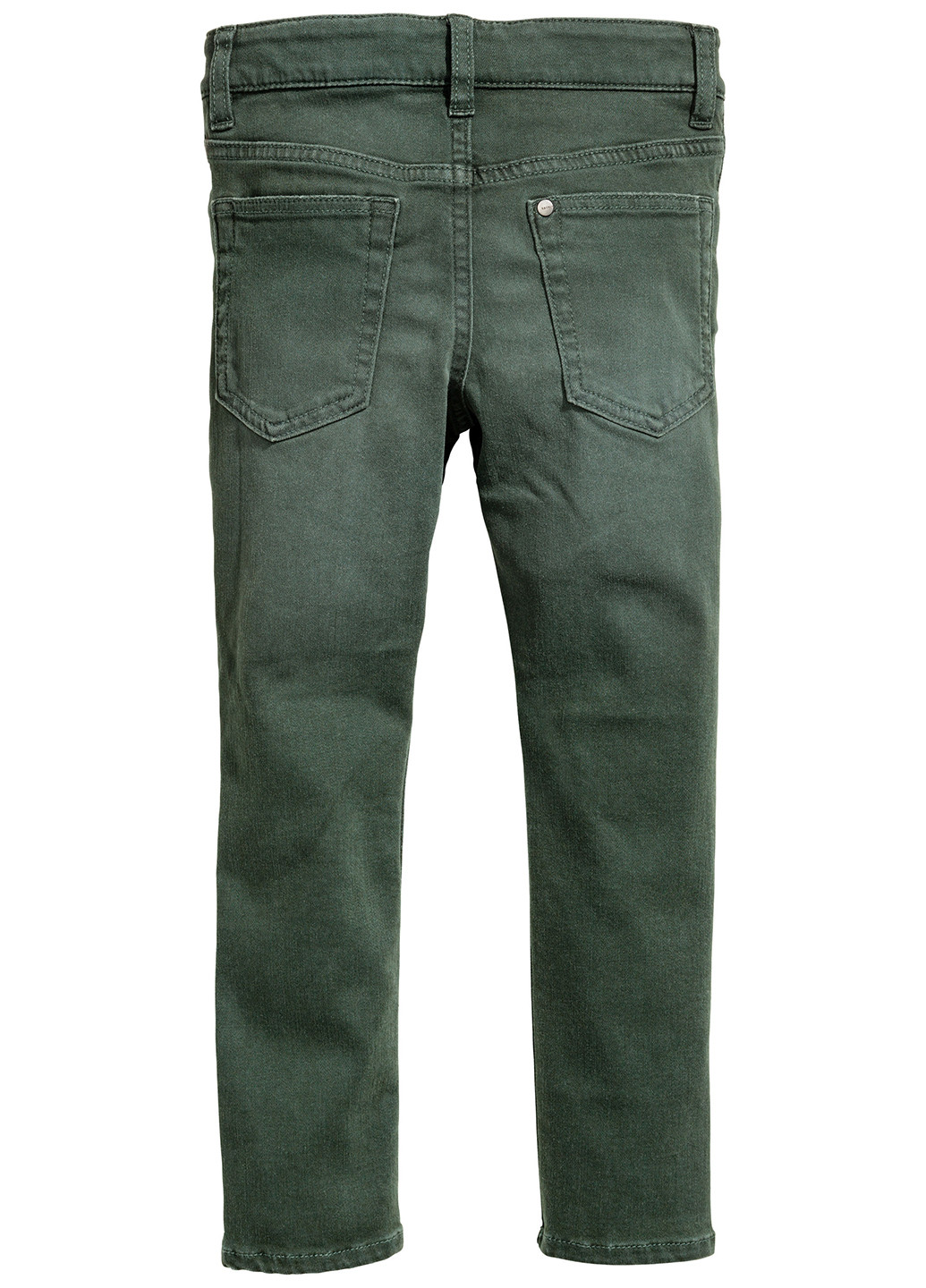 Темно-зеленые демисезонные прямые джинсы H&M