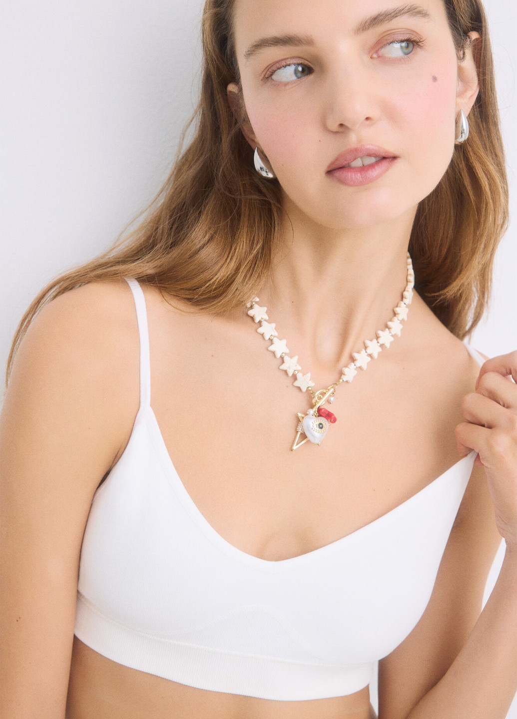 Молочный топ бюстгальтер Hi&Bye без косточек полиамид