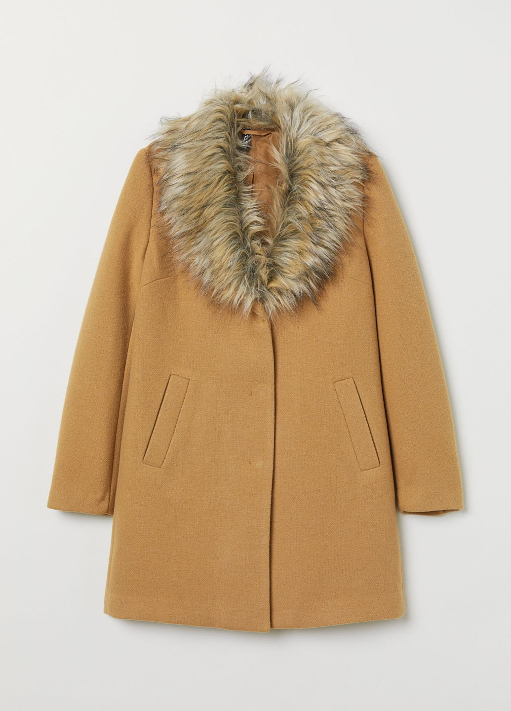 Охряное демисезонное Пальто H&M