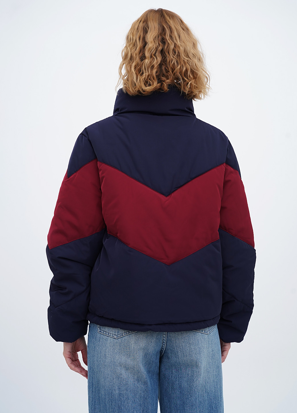 Темно-синяя демисезонная куртка H&M