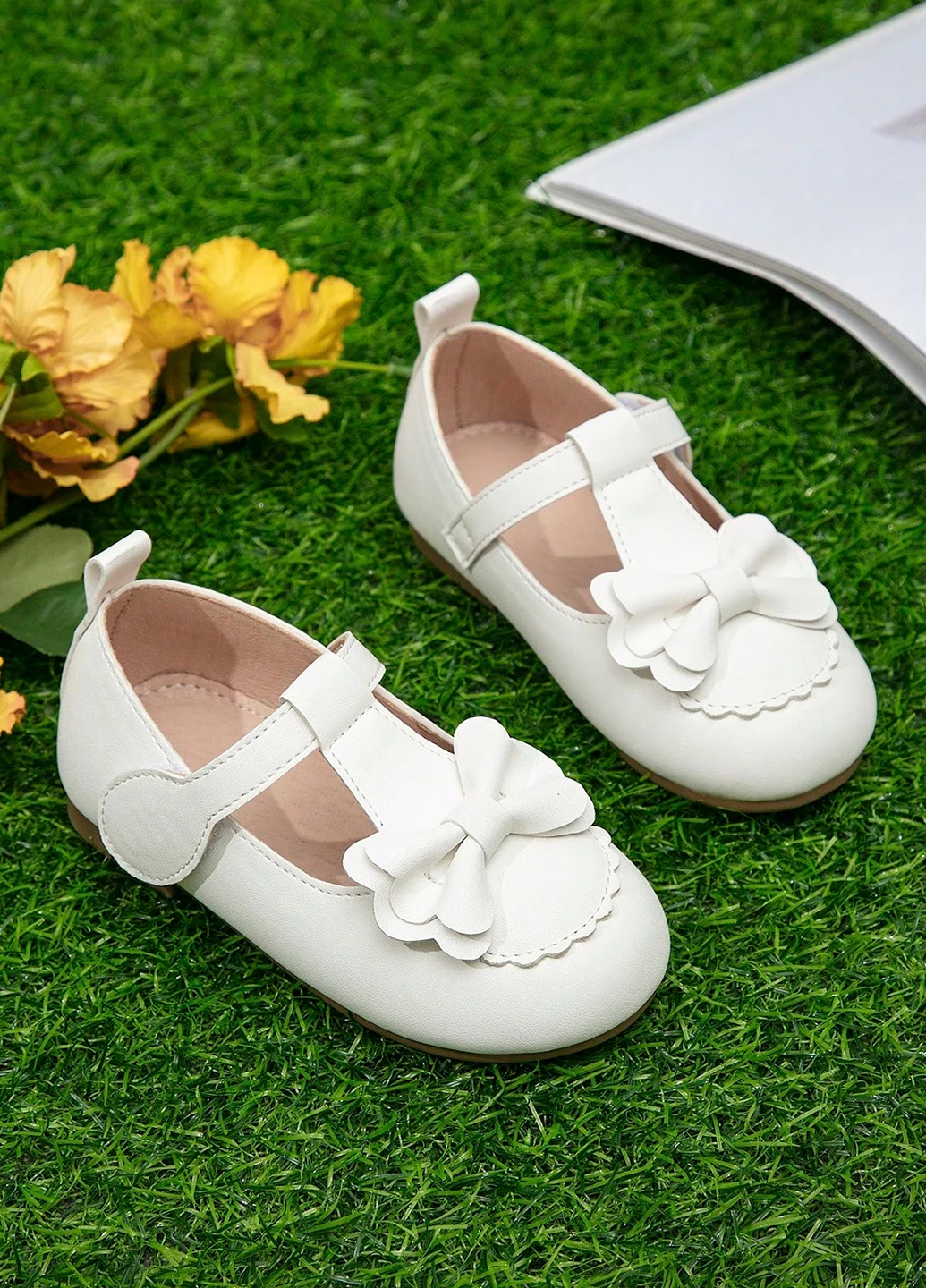 Балетки SHEIN фестони, з бантом (322985179)