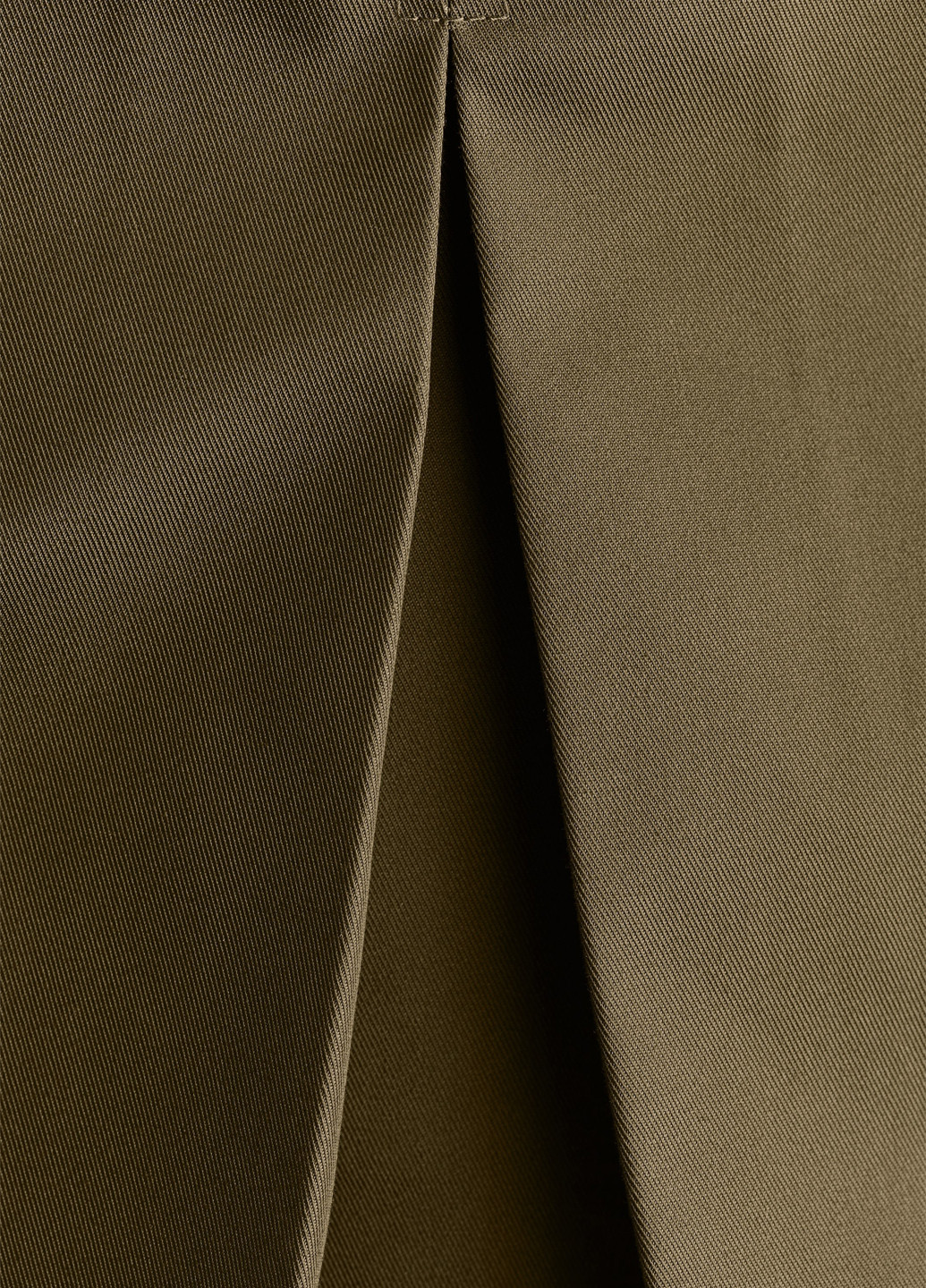 Коричневая офисная, кэжуал однотонная юбка H&M а-силуэта (трапеция)