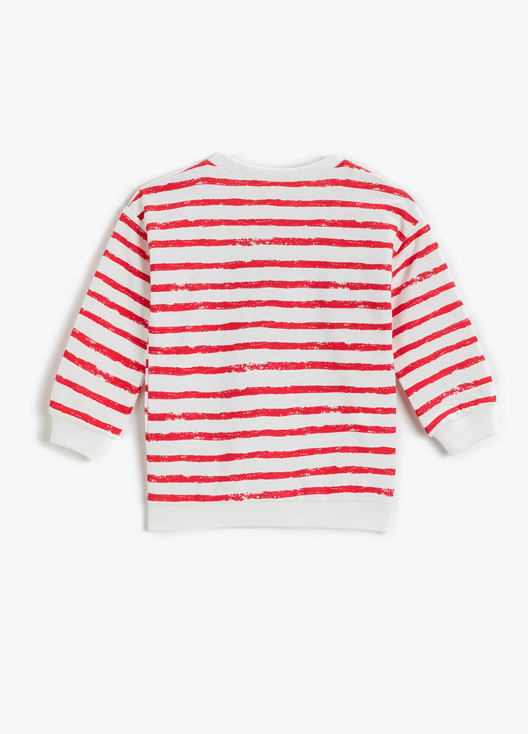 KOTON свитшот динозавр белый кэжуал хлопок, трикотаж