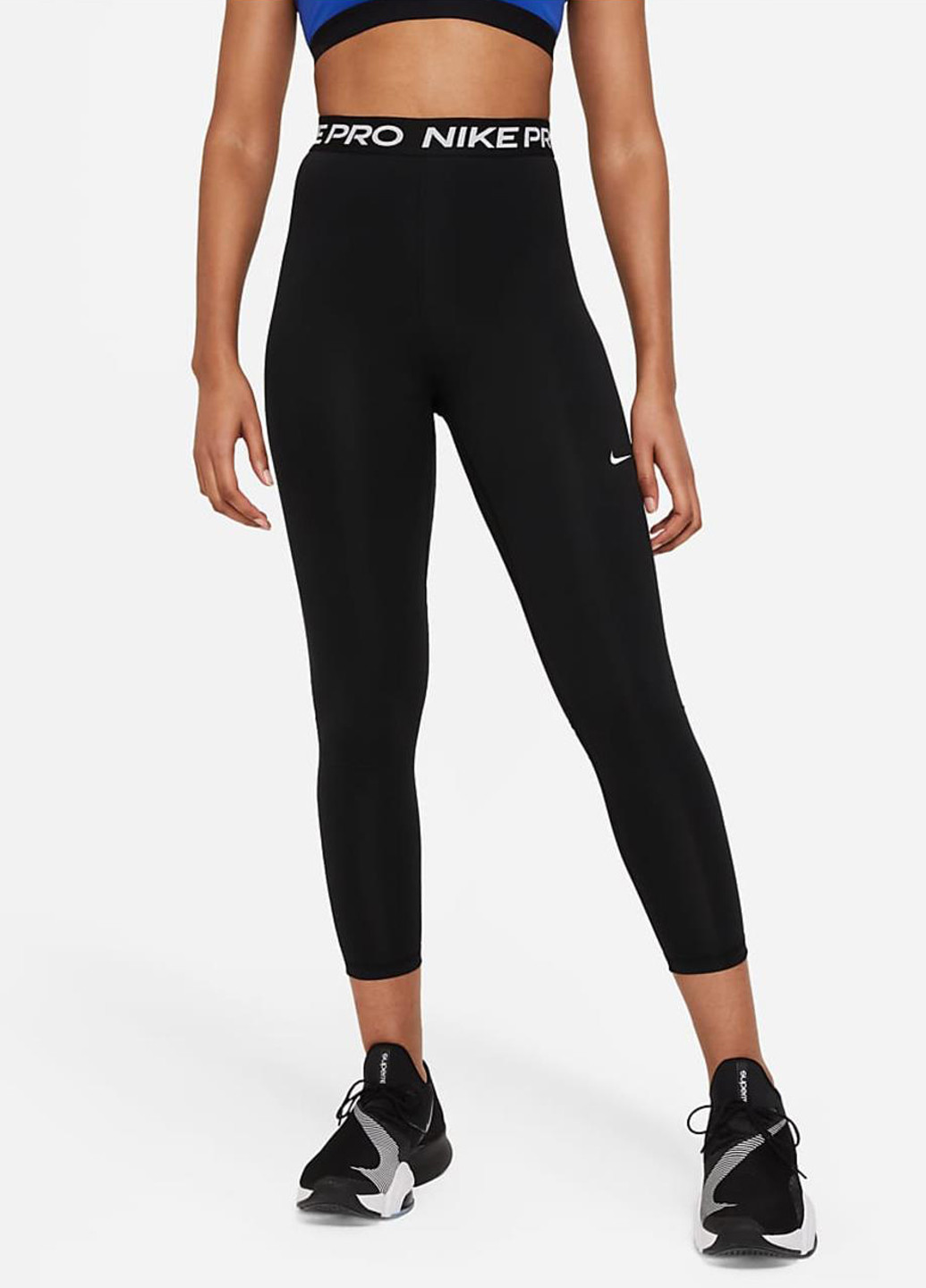 Черные демисезонные леггинсы da0483-013 Nike