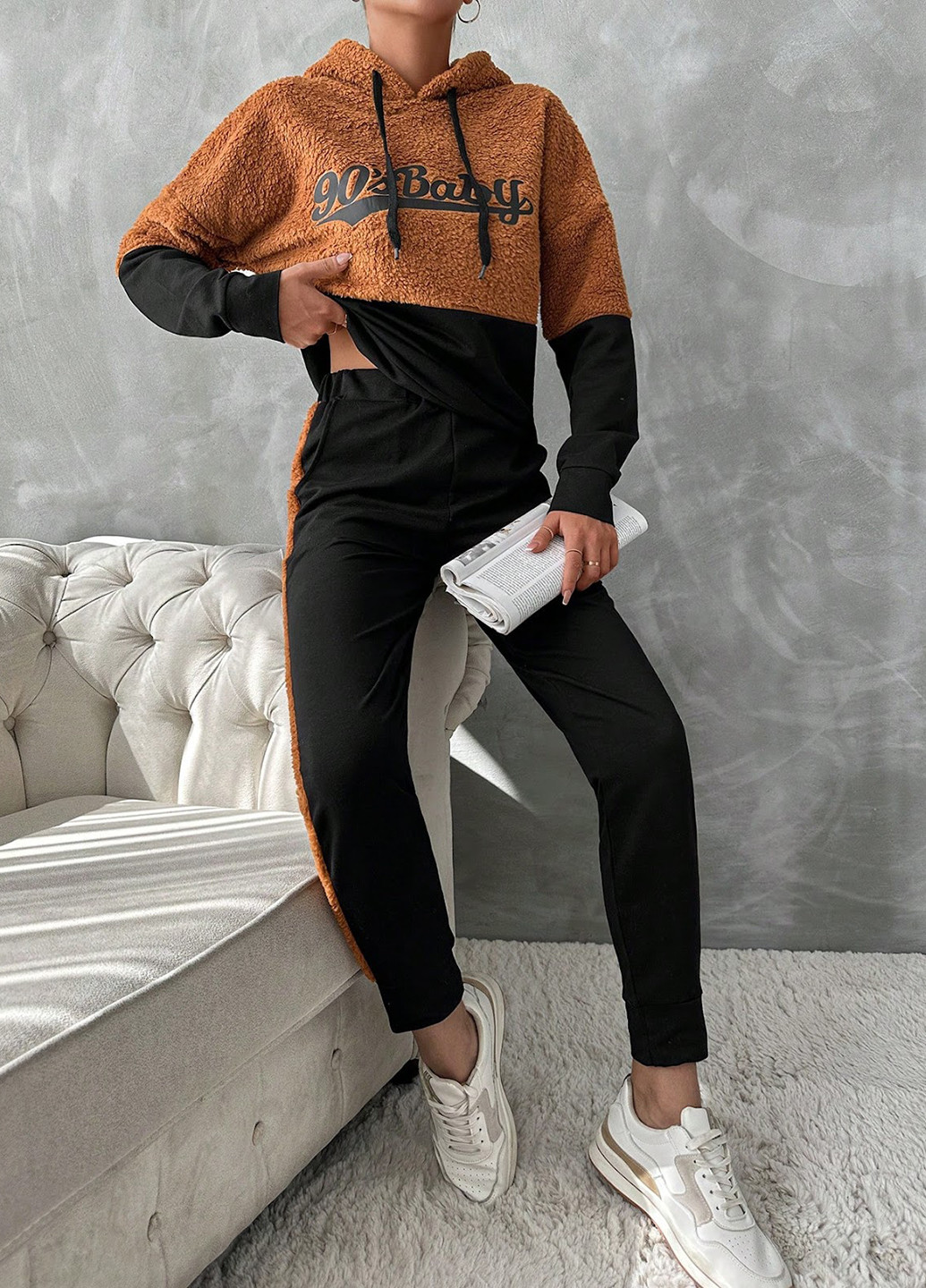 Костюм (худи, брюки) SHEIN (322899026)