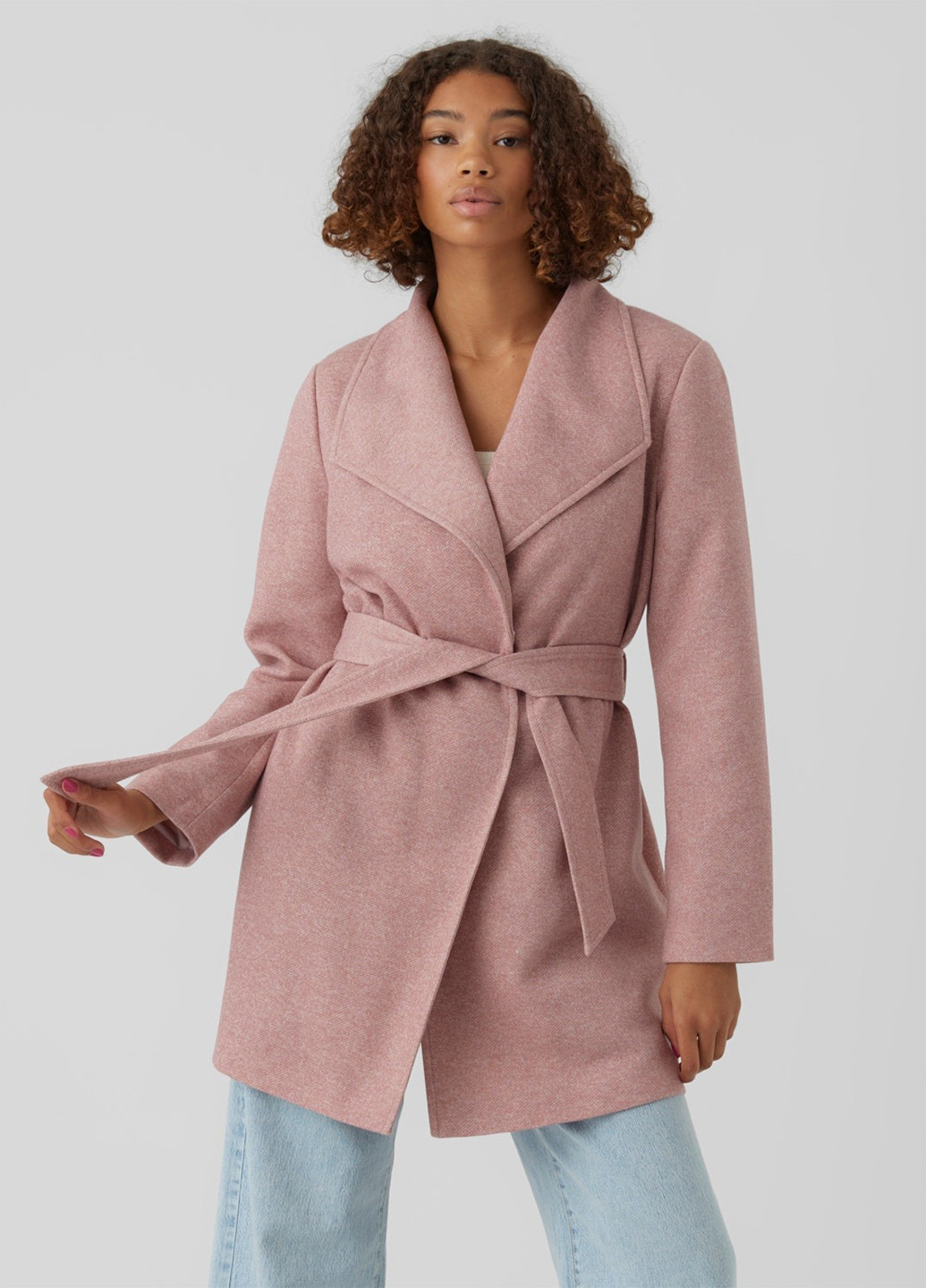 Рожеве демісезонне Пальто Vero Moda