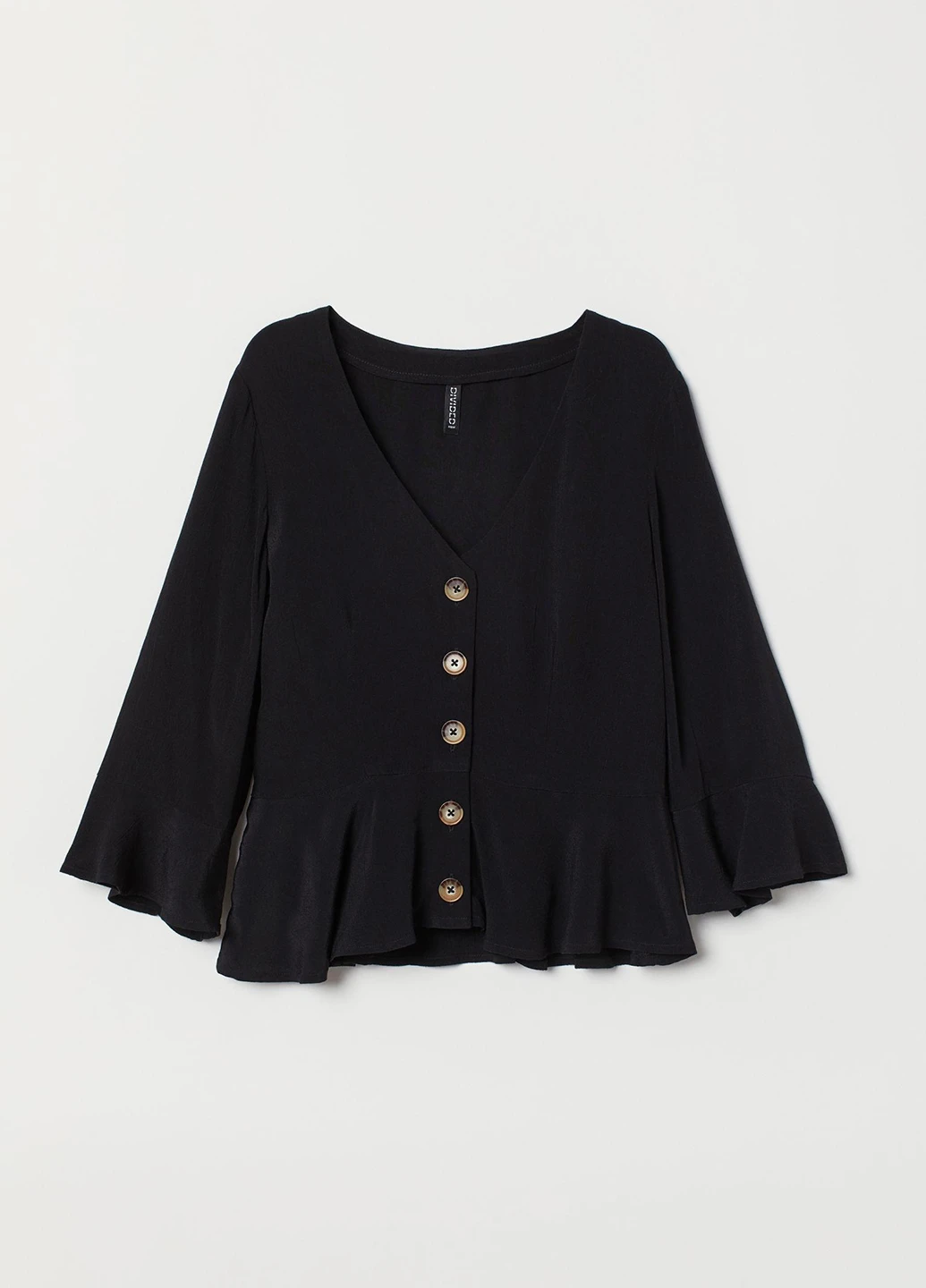 Чорна блуза літо,чорний, divided H&M