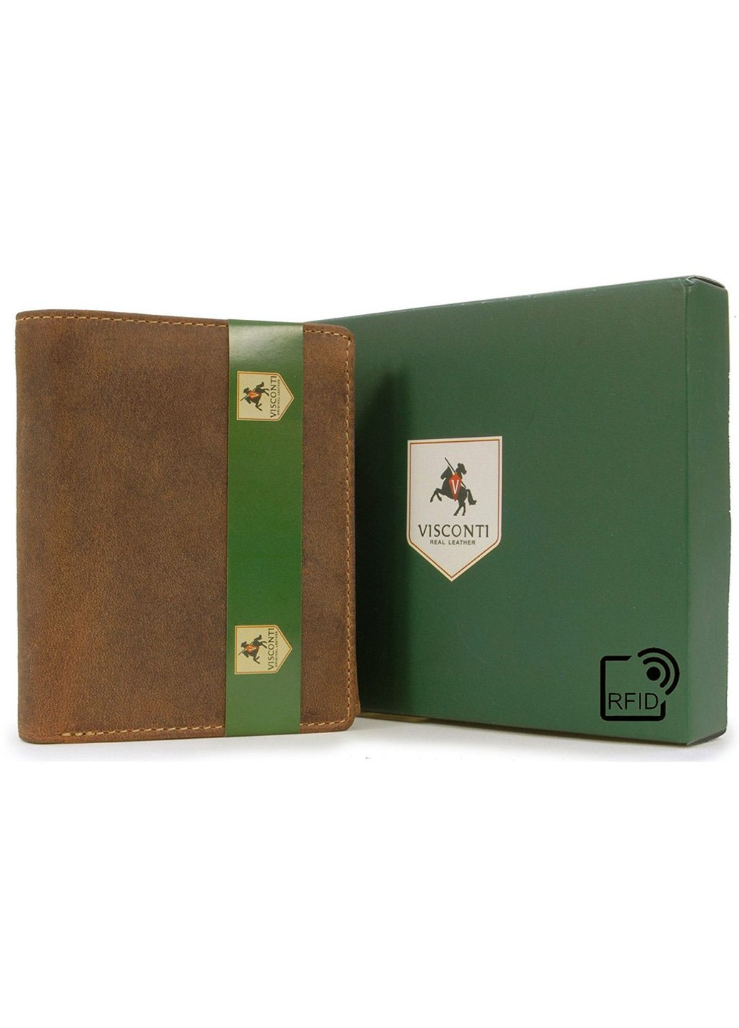 Чоловічий шкіряний гаманець 708 - Spear Visconti (254314581)