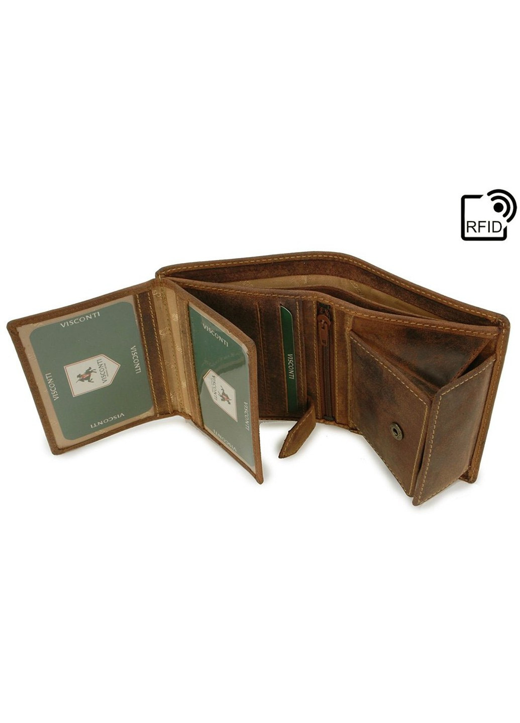Чоловічий шкіряний гаманець 708 - Spear Visconti (254314581)