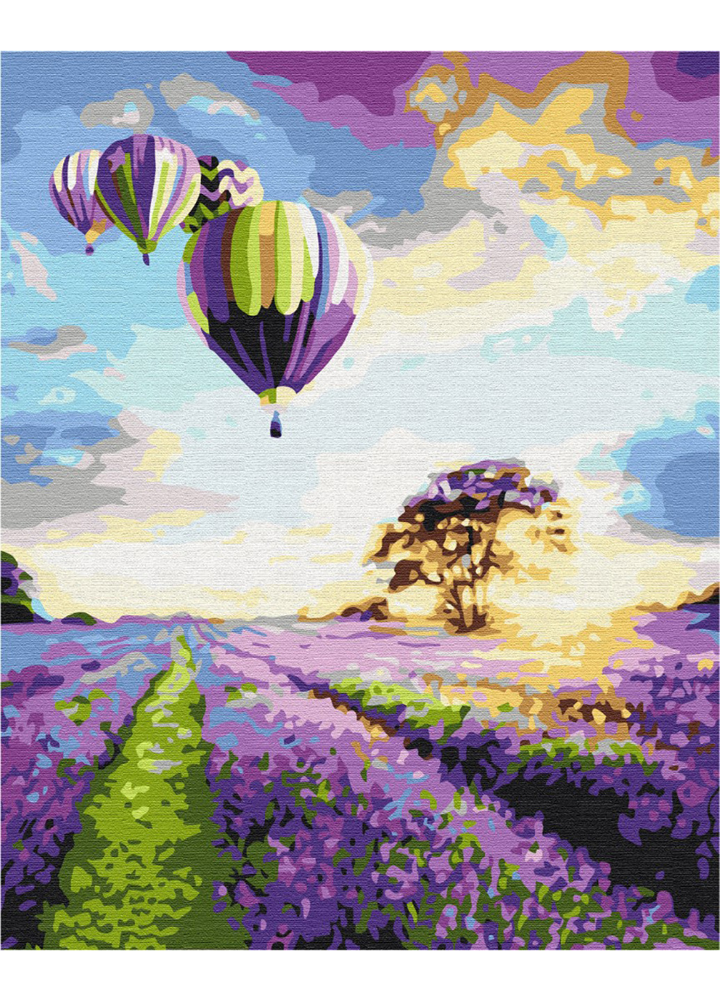 Картина по номерам "Полет над лавандовым полем" Brushme (225544750)