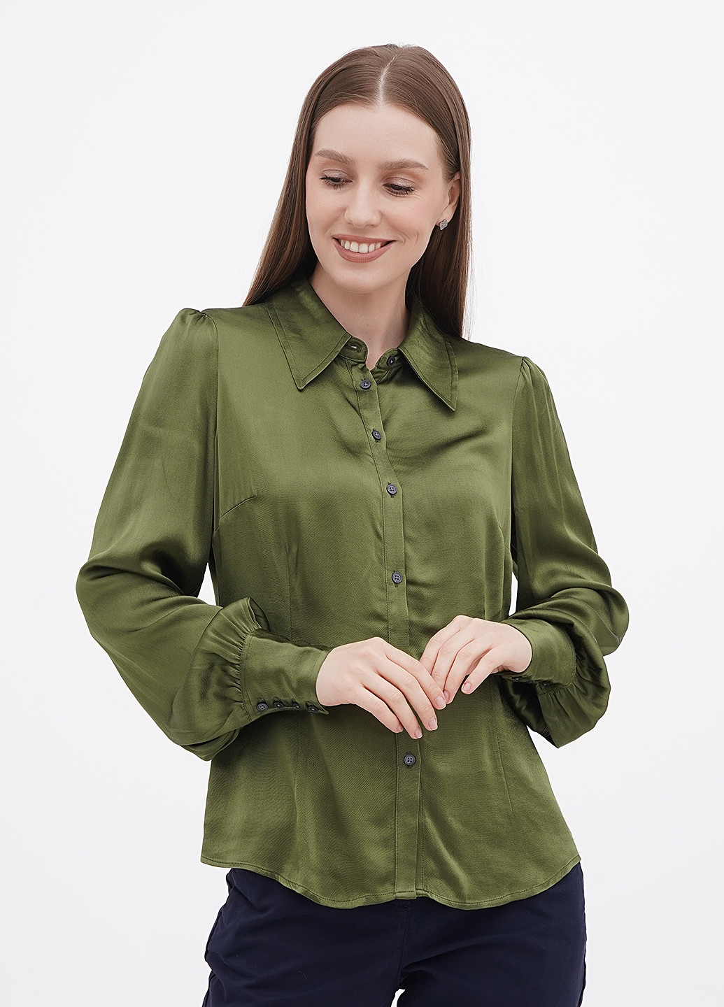 Зеленая демисезонная блуза Boden