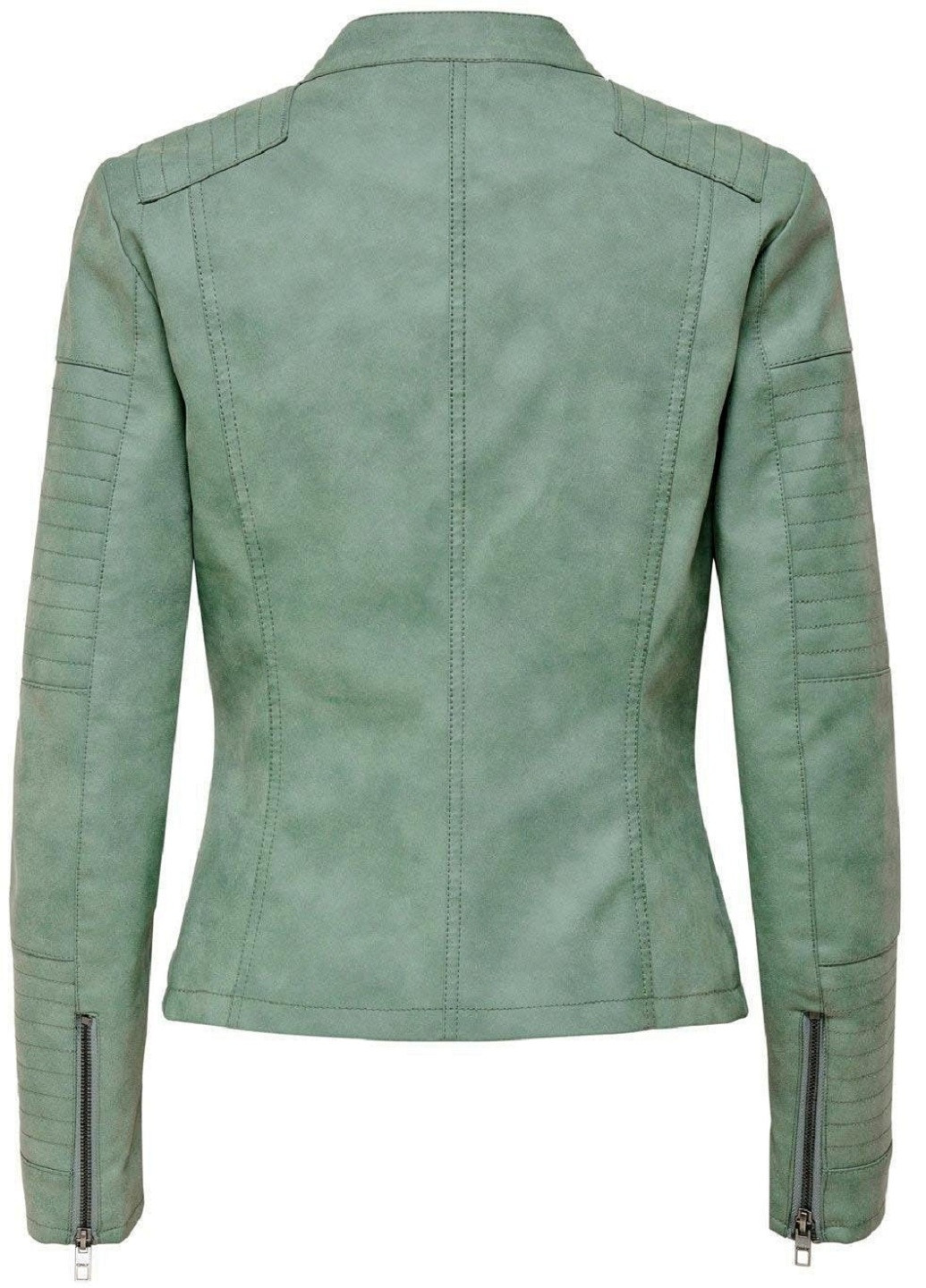 Серо-зеленая демисезонная куртка Only