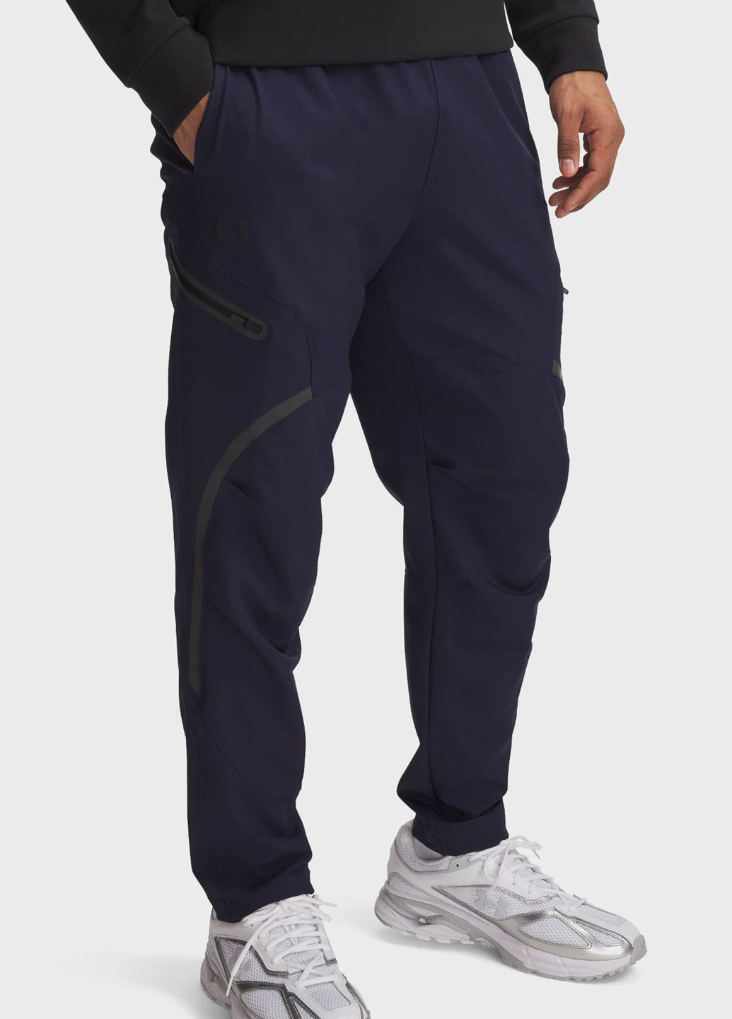 Синие кэжуал демисезонные джоггеры брюки Under Armour