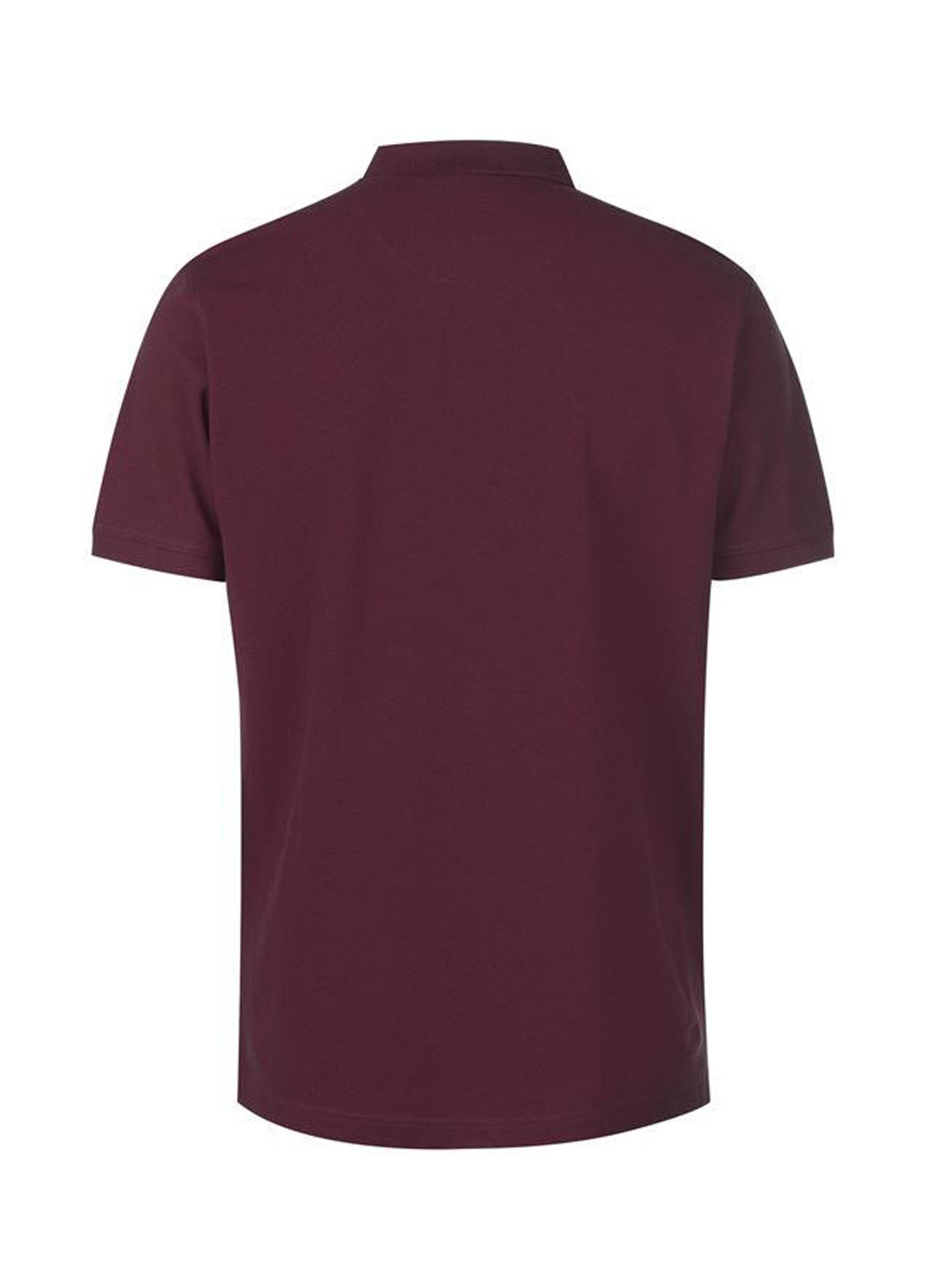 Бордовая футболка-поло для мужчин Pierre Cardin однотонная
