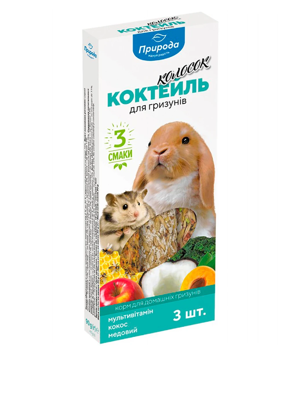 Сухий корм Колосок Коктейль, 90 г Природа (251149788)