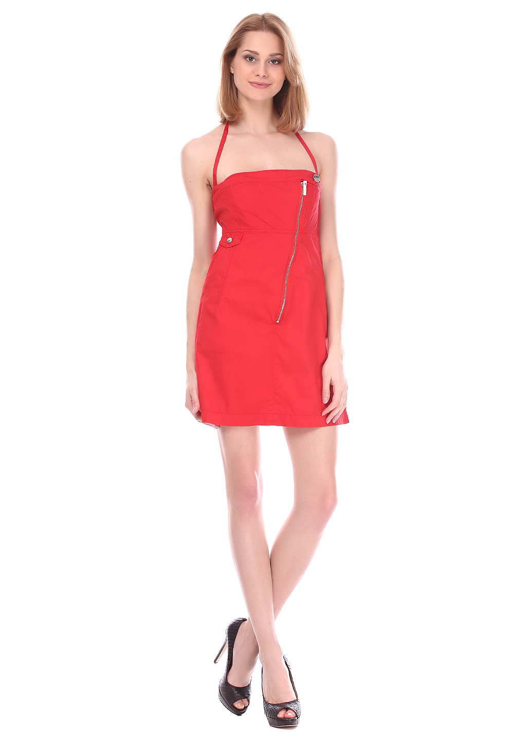 Красное кэжуал платье Miss Sixty
