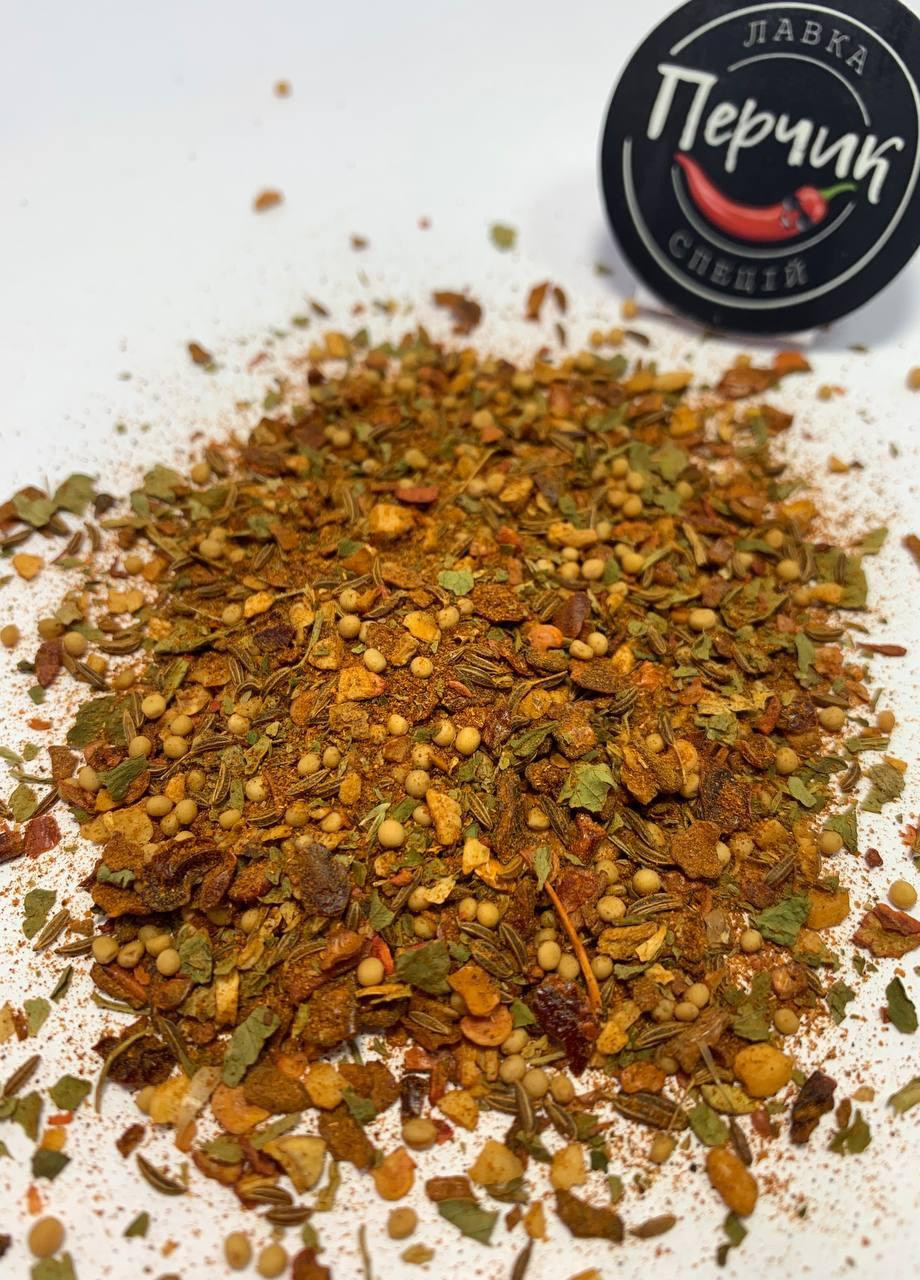 Мексиканська суміш спецій 80 грам в скляній банці No Brand (251407408)