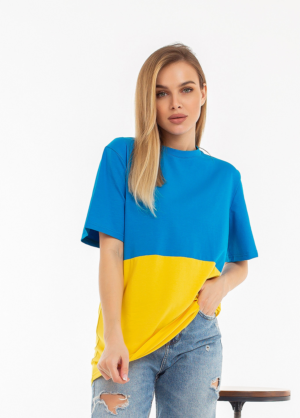 Синьо-жовта літня футболка Elfberg