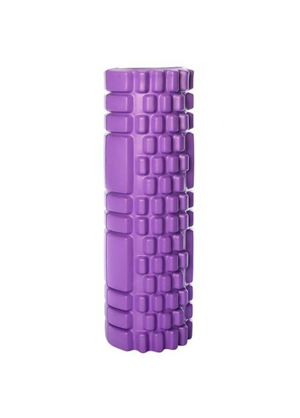 Масажний ролик Grid Roller Mini 30 см фіолетовий (ролер, валик, циліндр для йоги, пілатесу і масажу) EasyFit (237657460)