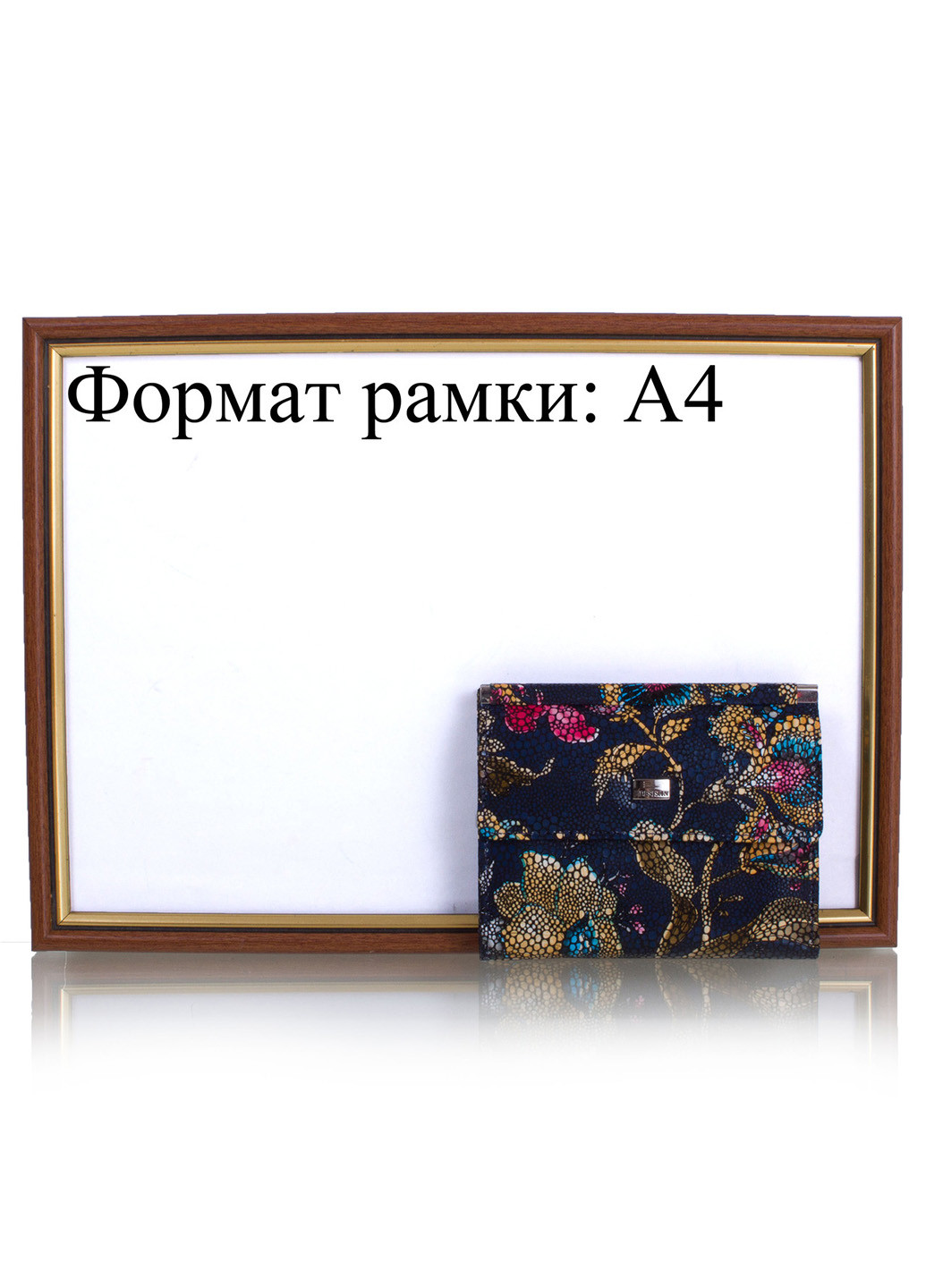 Женский кожаный кошелек 12х10х1,5 см Desisan (216146583)