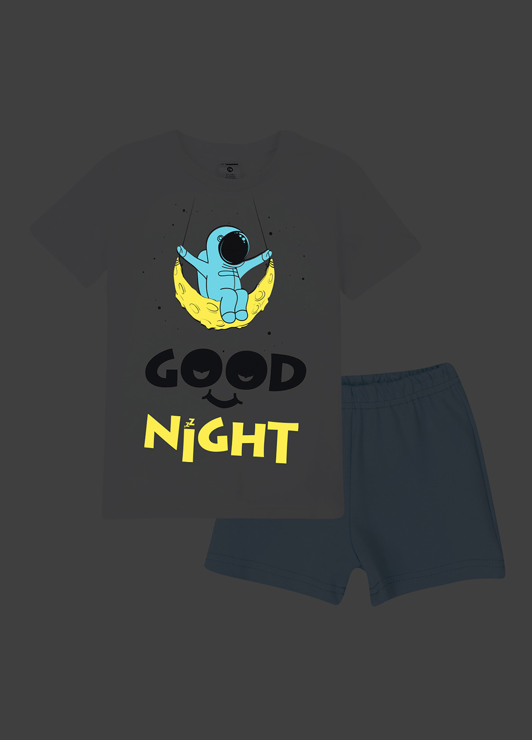 Комбінована всесезон піжама (футболка, шорти) футболка + шорти Garnamama