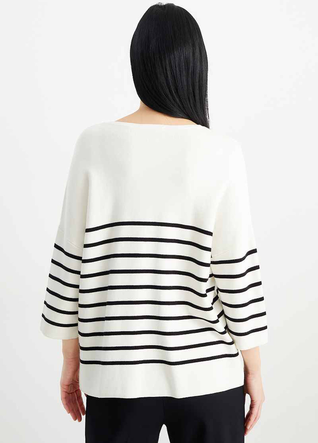 Чорно-білий демісезонний пуловер пуловер C&A