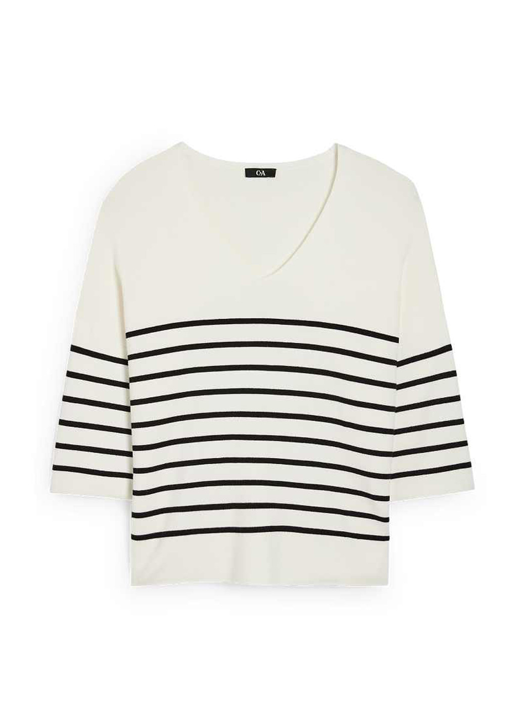 Чорно-білий демісезонний пуловер пуловер C&A