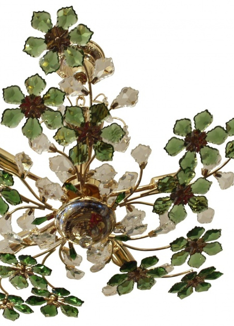 Люстра стельова підвісна для натяжної стелі флористика з кришталю BCL-145S/5 Brille (253886366)