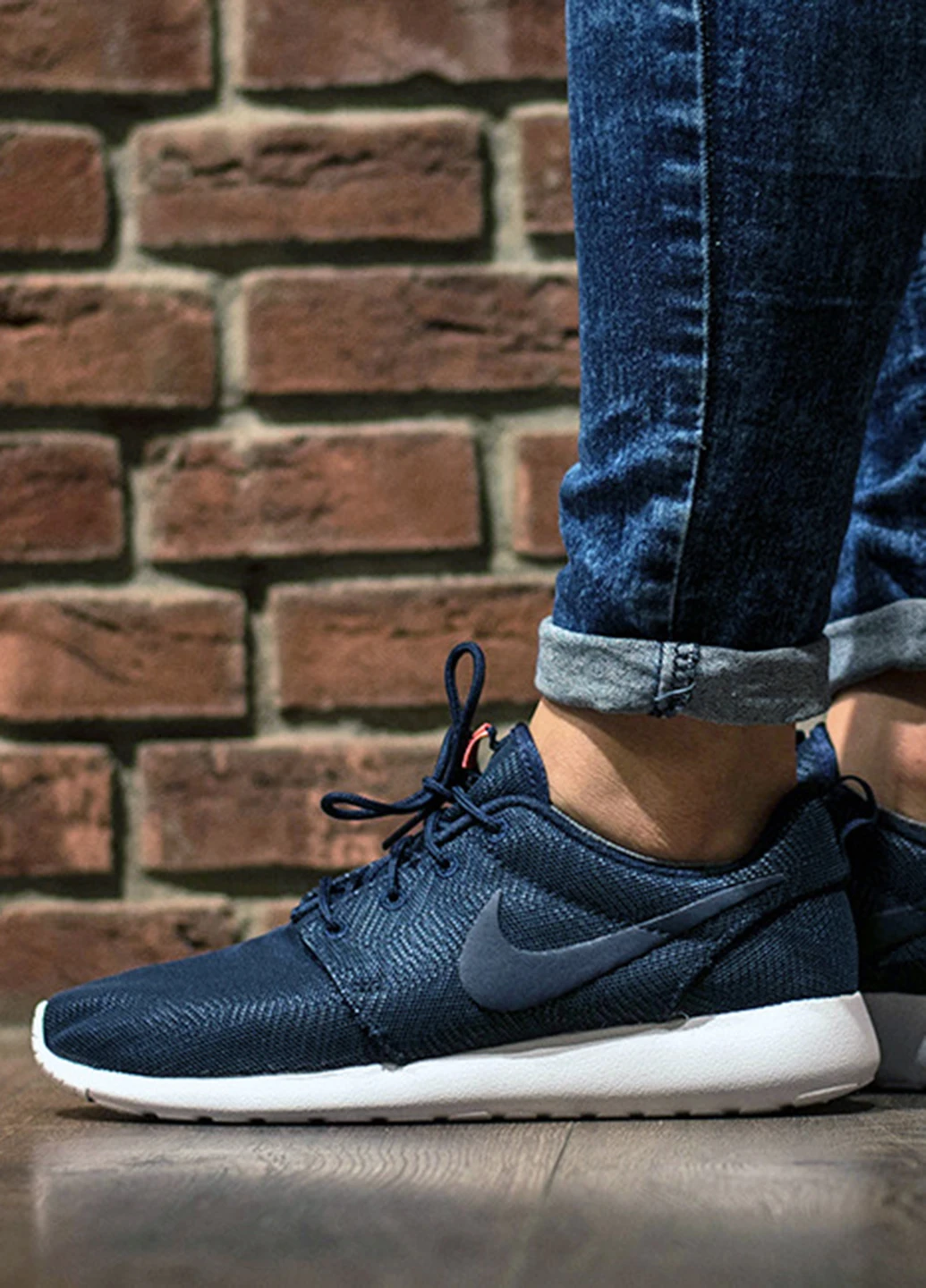 Кросівки Nike WMNS NIKE ROSHE ONE MOIRE сині демісезони (17066027)