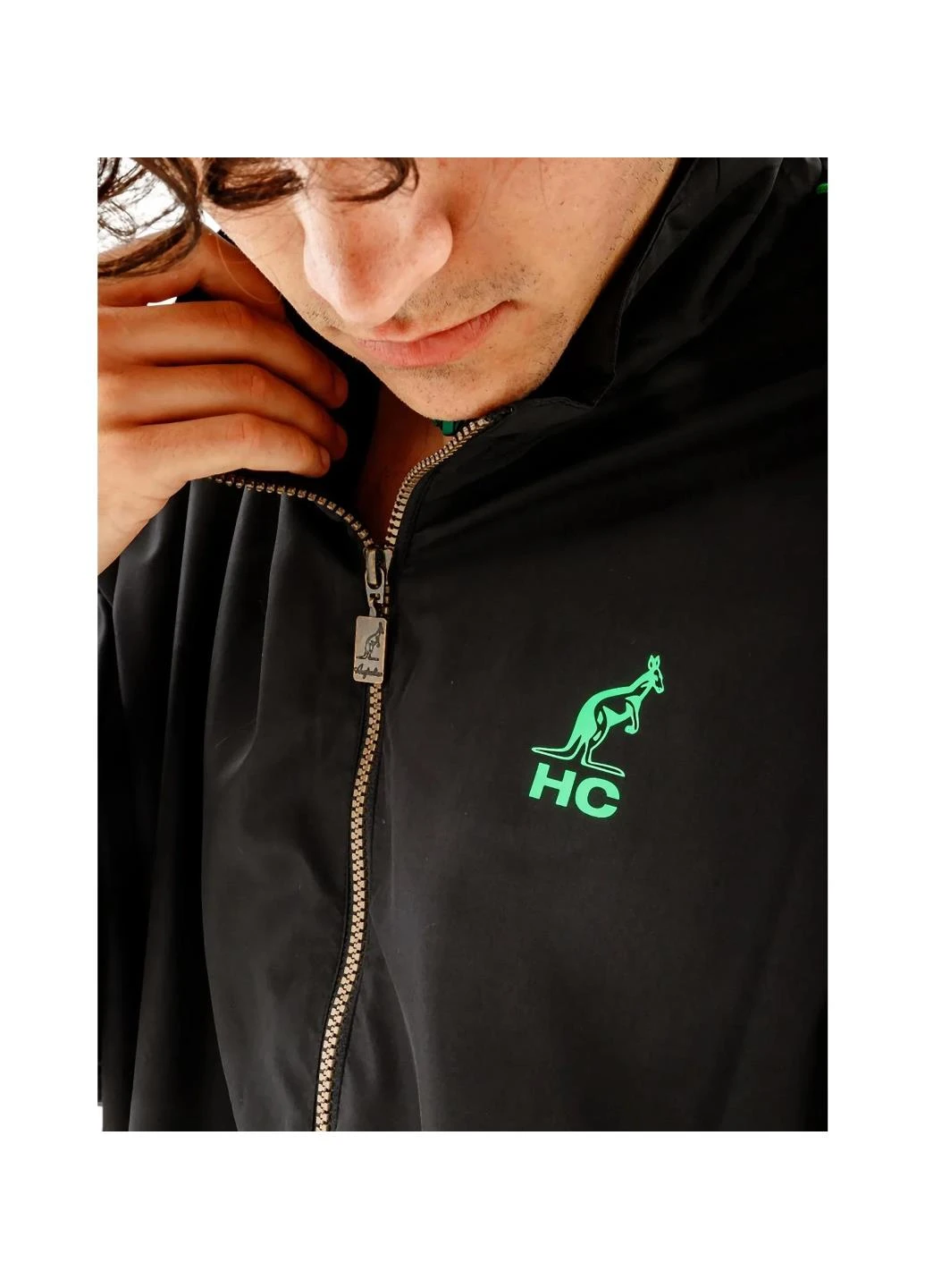 Черная демисезонная ветровка Australian Zoom Track Jacket