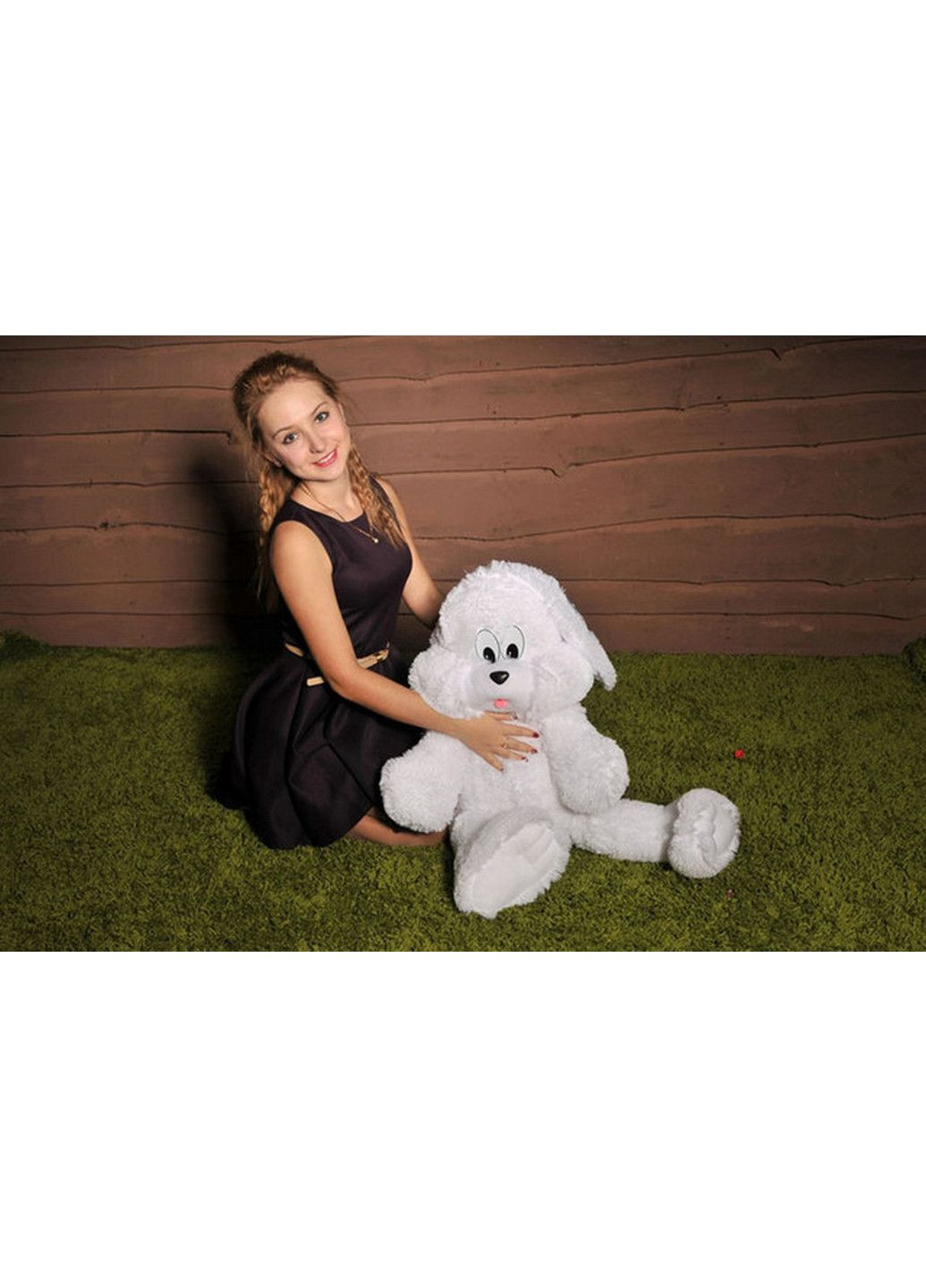 М'яка іграшка зайчик Сніжок 65 см Alina (196997748)