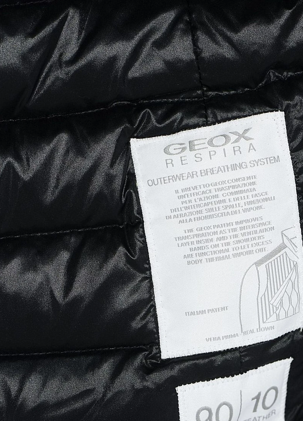 Серое демисезонное Пальто Geox