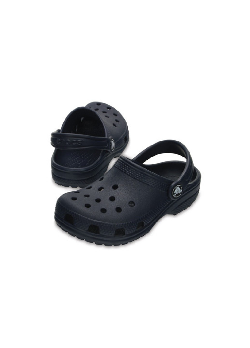 Темно-синие детям:сабо Crocs