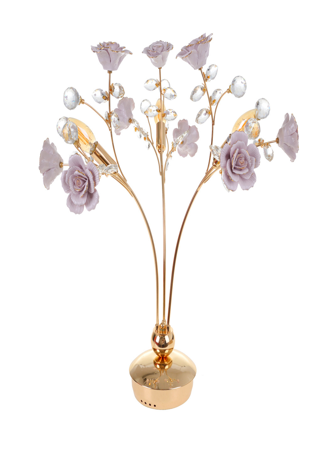 Настольная лампа флористика BKL-527T/3 E14 GD Brille (246625884)