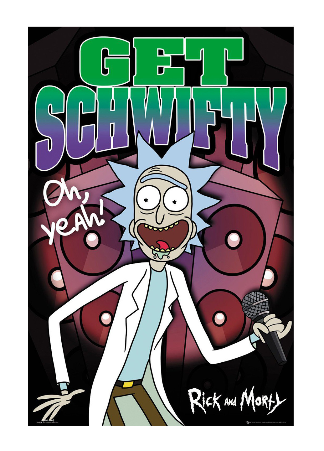 Постер GB eye Rick and Morty - Schwifty Gbeye (221793646)