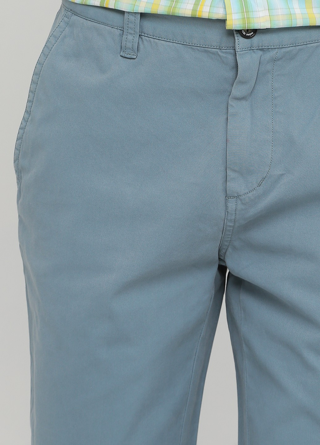 Голубые кэжуал демисезонные прямые, чиносы брюки Farah